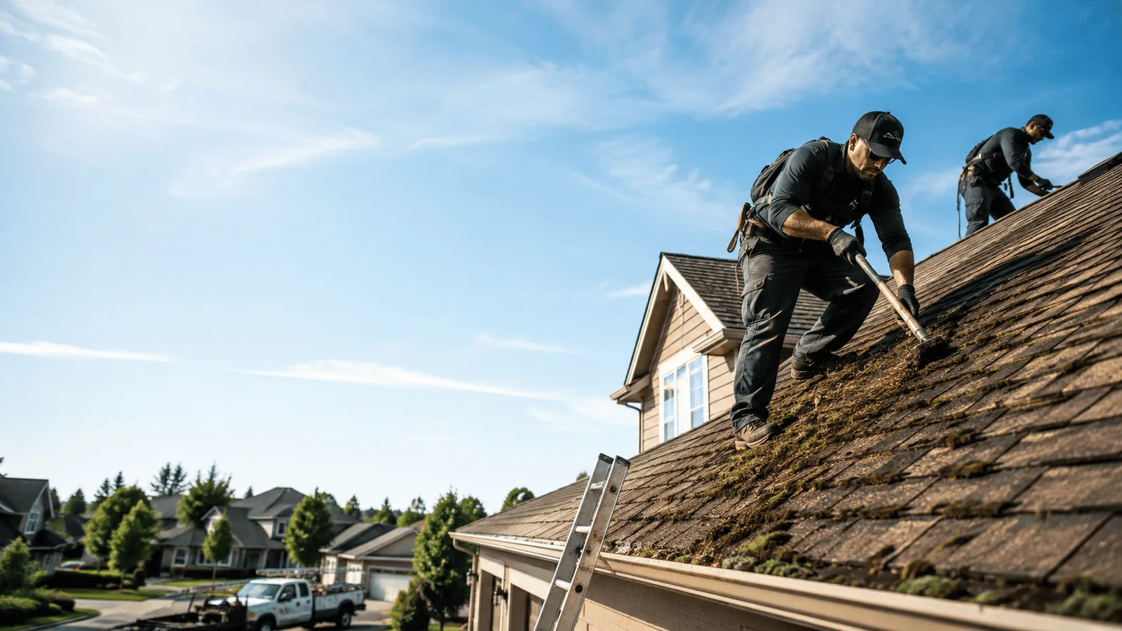 Roof Moss Removal in La Puente, CA near me